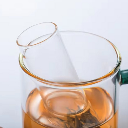 heat-resistant glass tea infuser tube