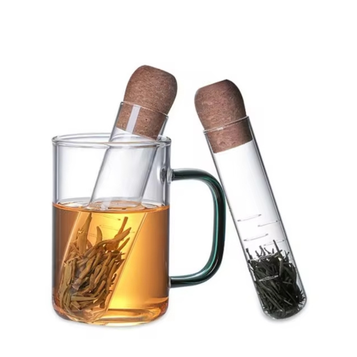 heat-resistant glass tea infuser tube