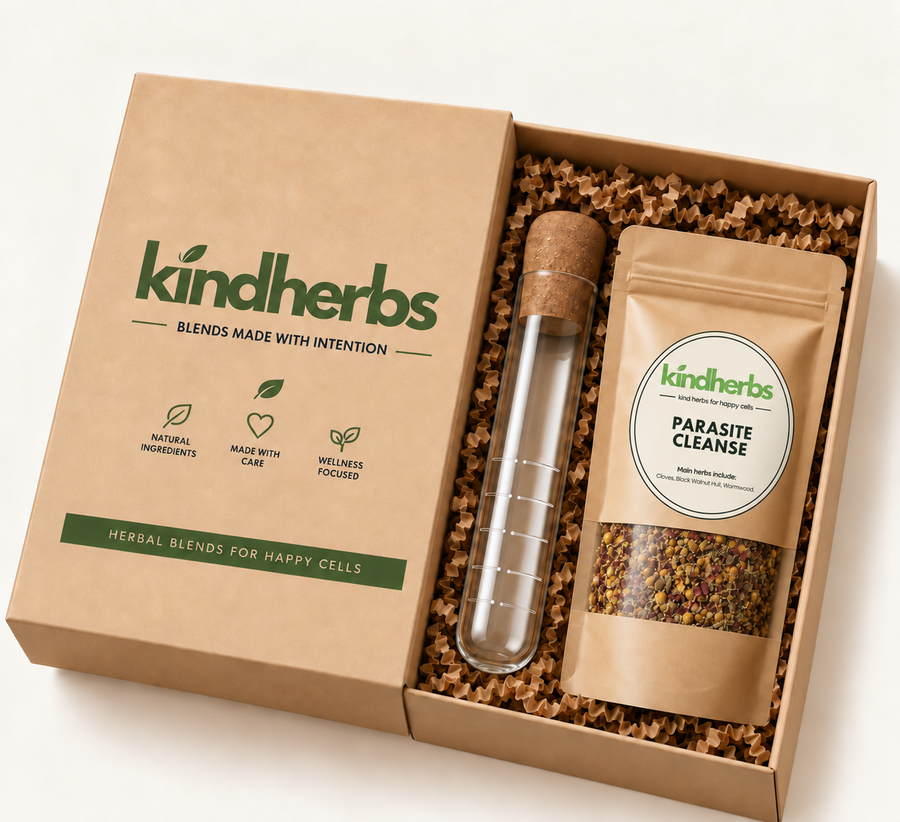 glass tea infuser tube + parasite tea bundle